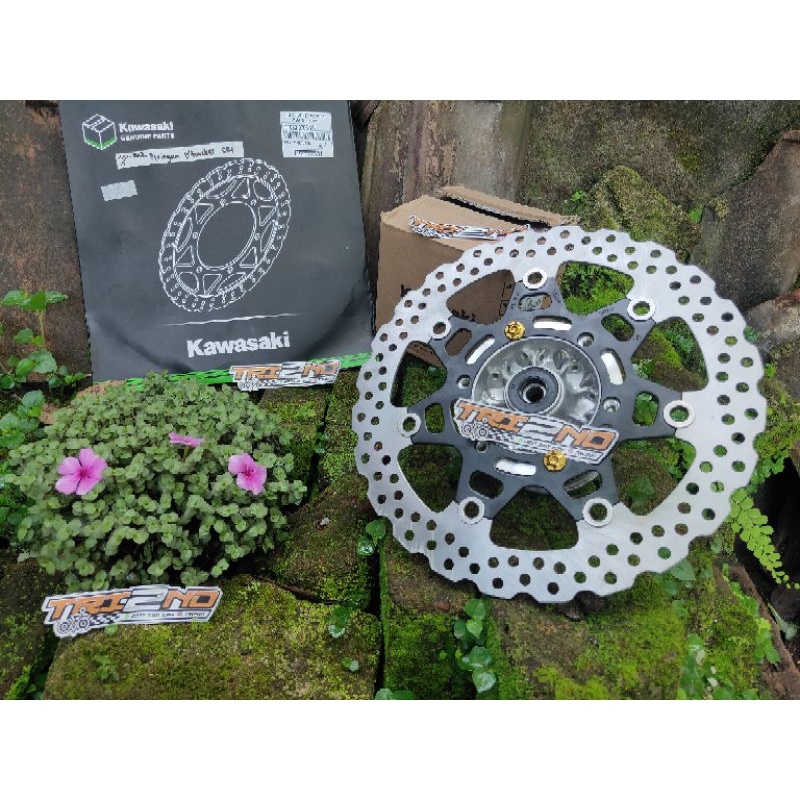 Tromol depan set Piringan Kawasaki Dtracker original