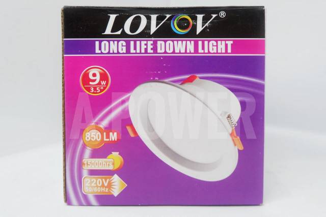 Lovov - LED Downlight 9W (Kuning)