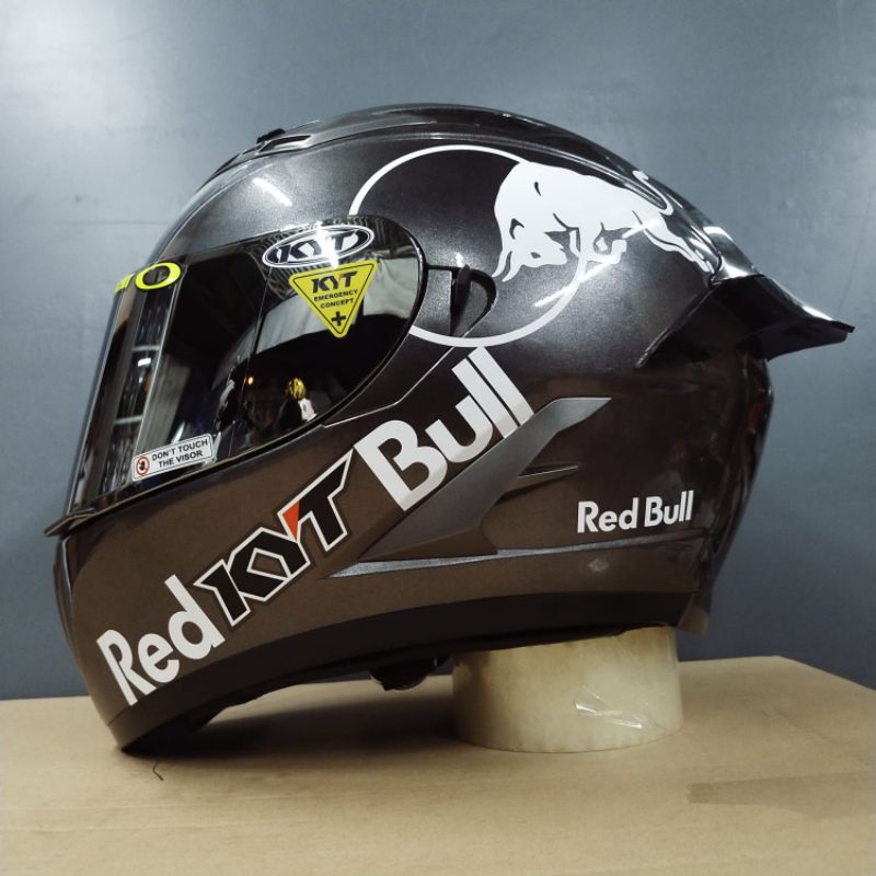 helm full face kyt Falcon FR abu abu