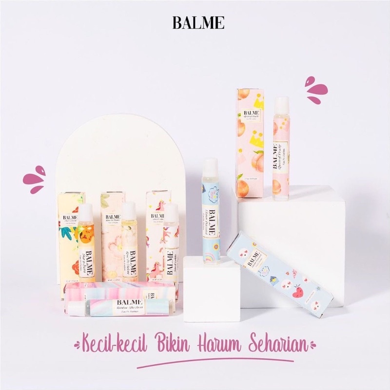 Balme Roll On Parfum Wanita Pria Parfume Farfum Wanita Tahan Lama Dan Wangi 24 Jam Non Alkohol Original 100% 10ml