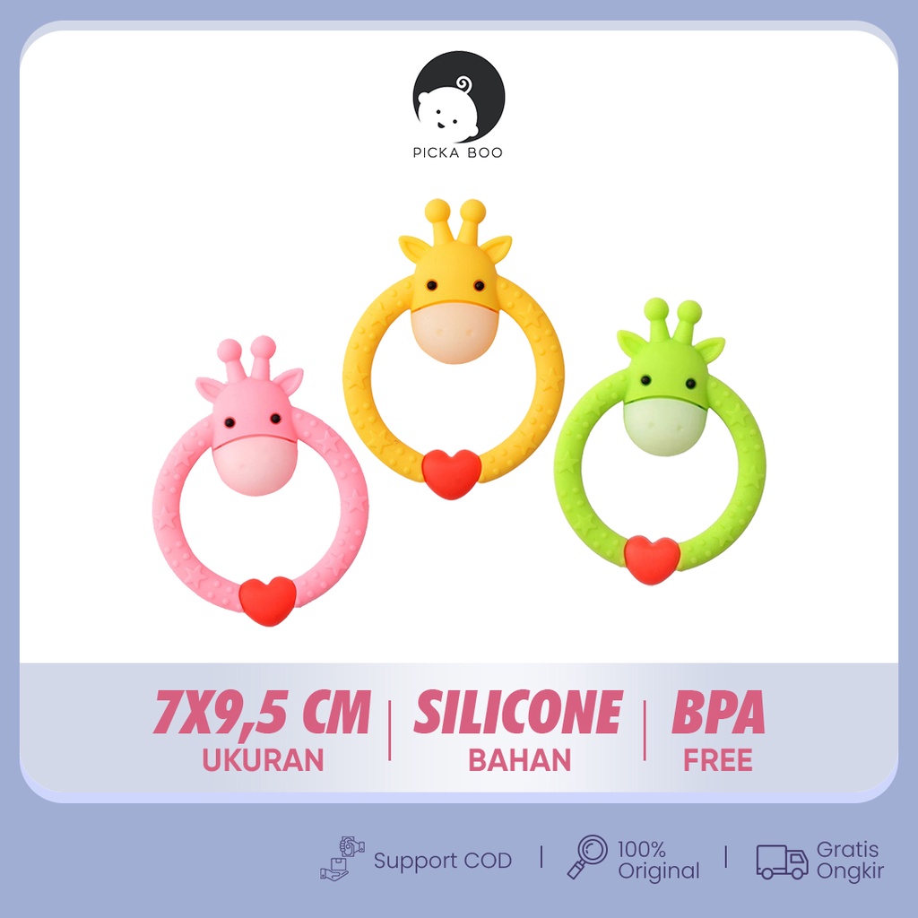 PICKA BOO Teether Gigitan Bayi Bentuk Rusa