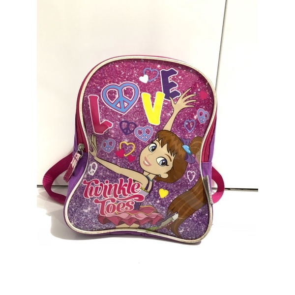 tas anak twinkle toes | tas anak skeechers preloved. Tas anak PAUD second bekas preloved. Tas anak p