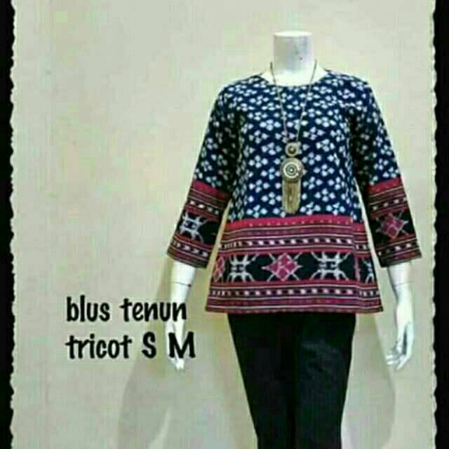 Blouse Tenun Ikat Blanket Halus