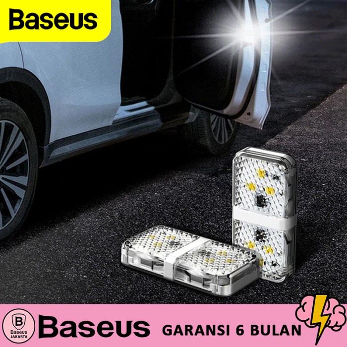 Jual LAMPU PINTU MOBIL LED BASEUS SAFETY CAR DOOR WARNING LIGHT LED ...