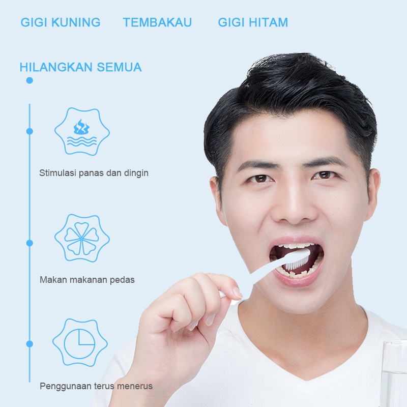 【O'RANNLE】Teeth Whitening Powder 50gr odol Pemutih Gigi Dan Karang Gigi Pen Pembersih Karang Gigi Memutihkan Gigi Perawatan Diri Teeth Whitening Powder Bubuk Serbuk Pemutih Gigi Permanen