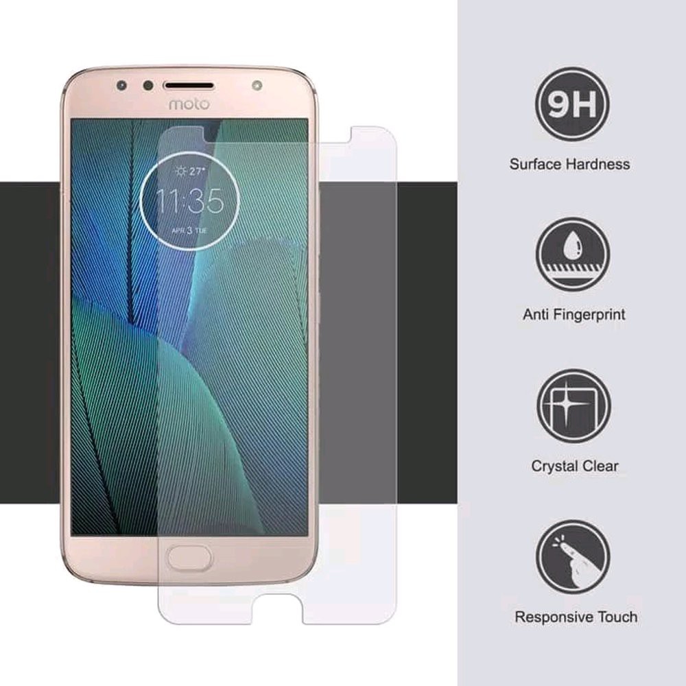 Tempered Glass Moto E4 Plus Anti Gores Kaca Moto E 4 Tempered Clear Moto E4 Plus - Clear
