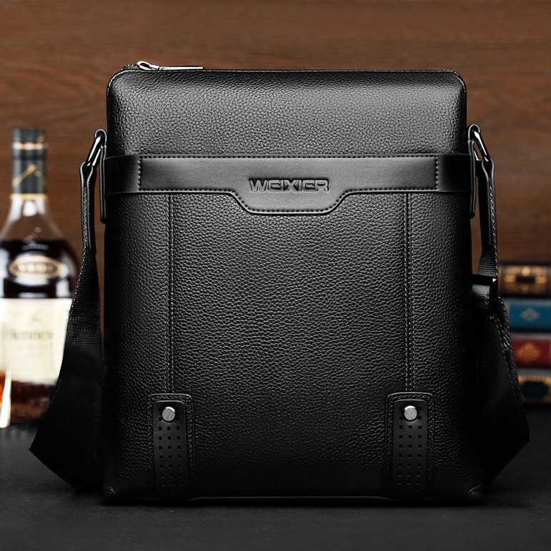 Rhodey Tas Selempang Pria Bahan PU Leather - 18067