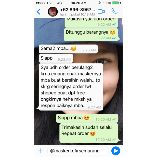 TESTIMONI MASKER KEFIR KOLOSTRUM