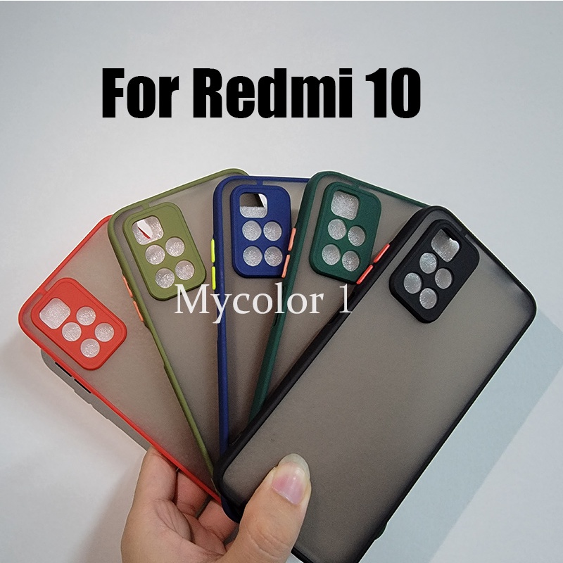 Hard Case Pelindung Lensa Kamera Warna Permen Untuk Xiaomi Redmi 10 Note 10 Pro 10S 9T 9 9A 9T 9S 9 Pro 8 5G