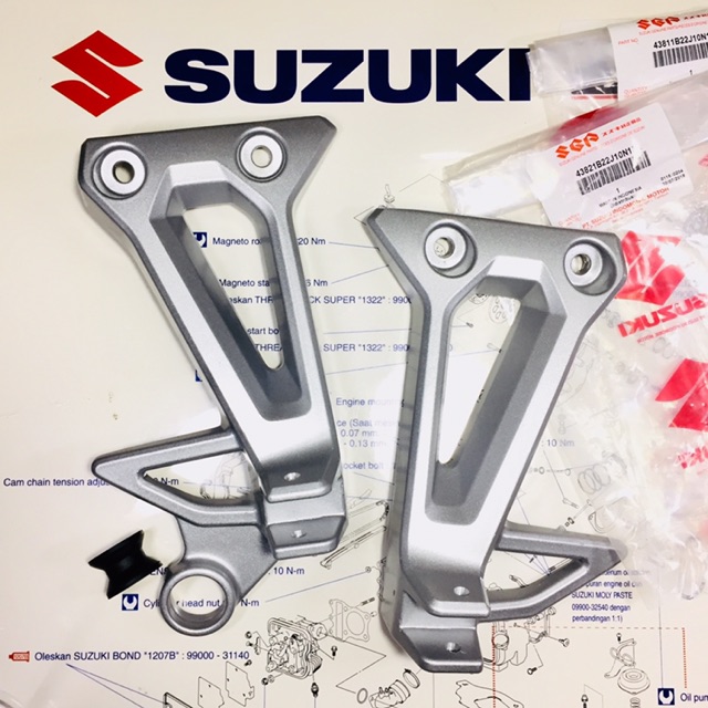 Dudukan Footstep Belakang Suzuki Shooter Original Suzuki SGp