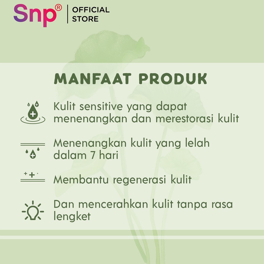 SNP PREP Cicaronic SOS Ampoule | Kulit Sensitif | Meredakan Kemerahan