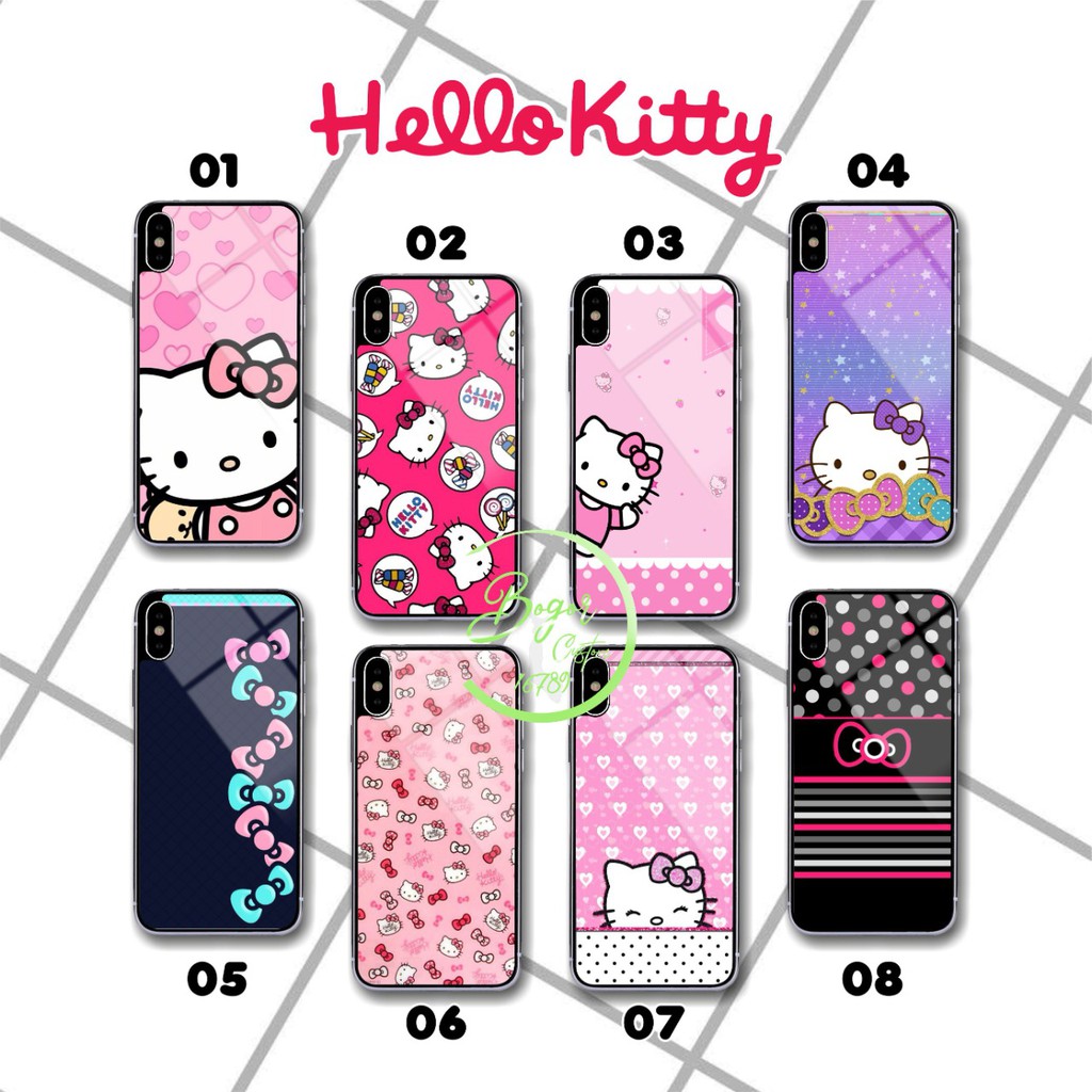 Hardcase 2D glossy HELLO KITTY XIAOMI REDMI NOTE 2 3 4 4X 5A 5 6 7 8 PRIME PRO A2 LITE 8 8LITE BS301