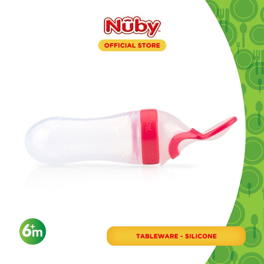 Nuby Garden Fresh First Solids SQUEEZE FEEDER - Botol sendok Mpasi