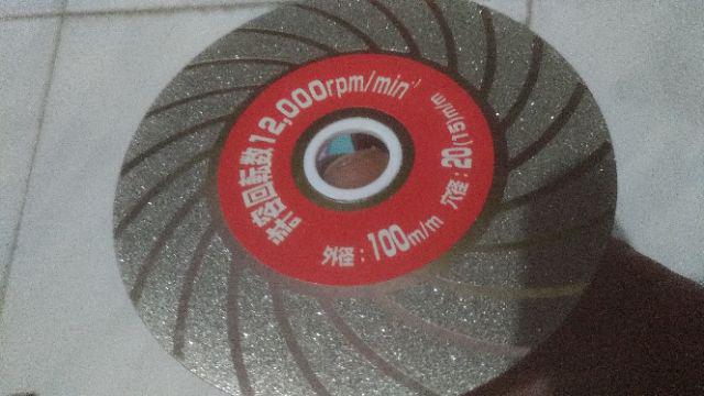 Mata Pisau Potong Batu, Keramik, Granite 4x0,8mm Suju Merah