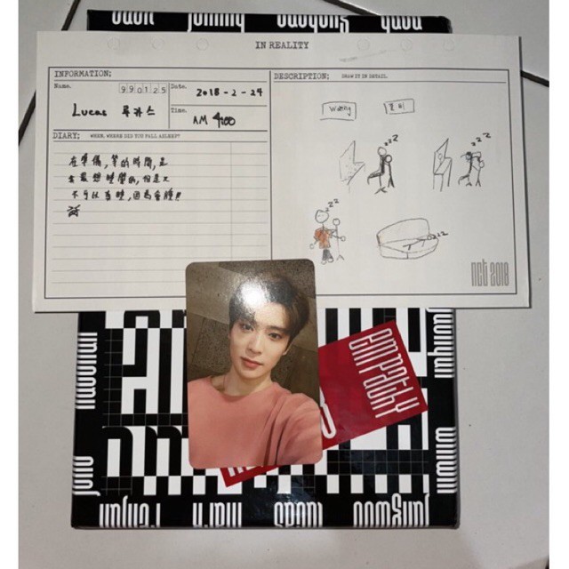 album nct 2018 empathy reality jaehyun photocard lucas diary
