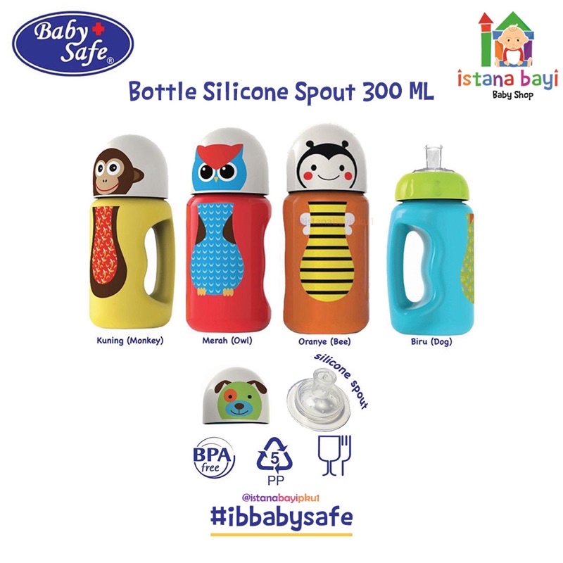 Baby safe Bottle Silicone Spout SK005 - Botol minum anak