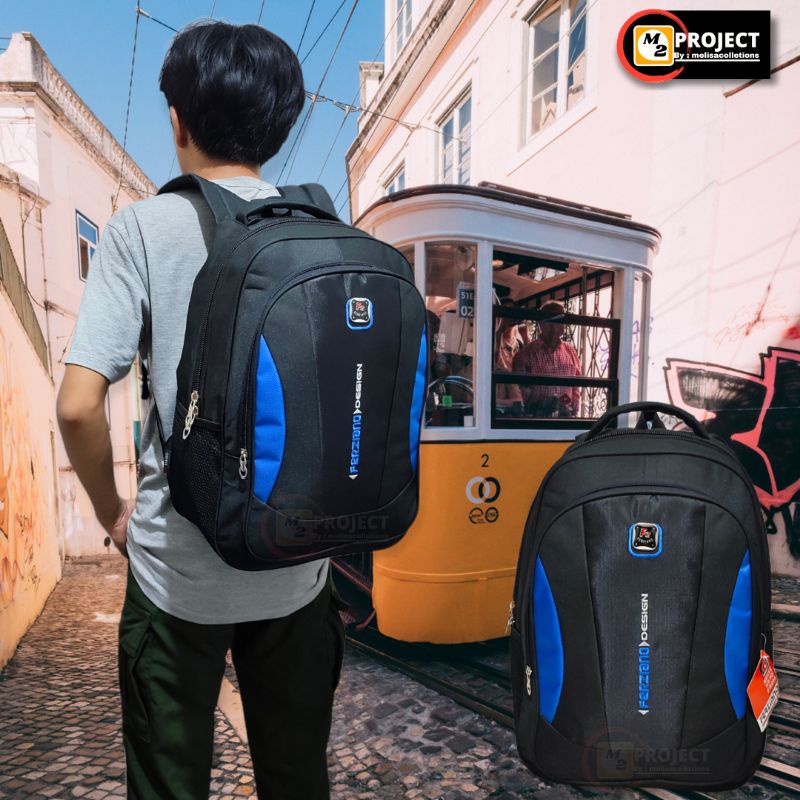 Tas Ransel Pria 25 Liter  Tas Sekolah Tas Kerja Gratis Westbags Gratis Raincover