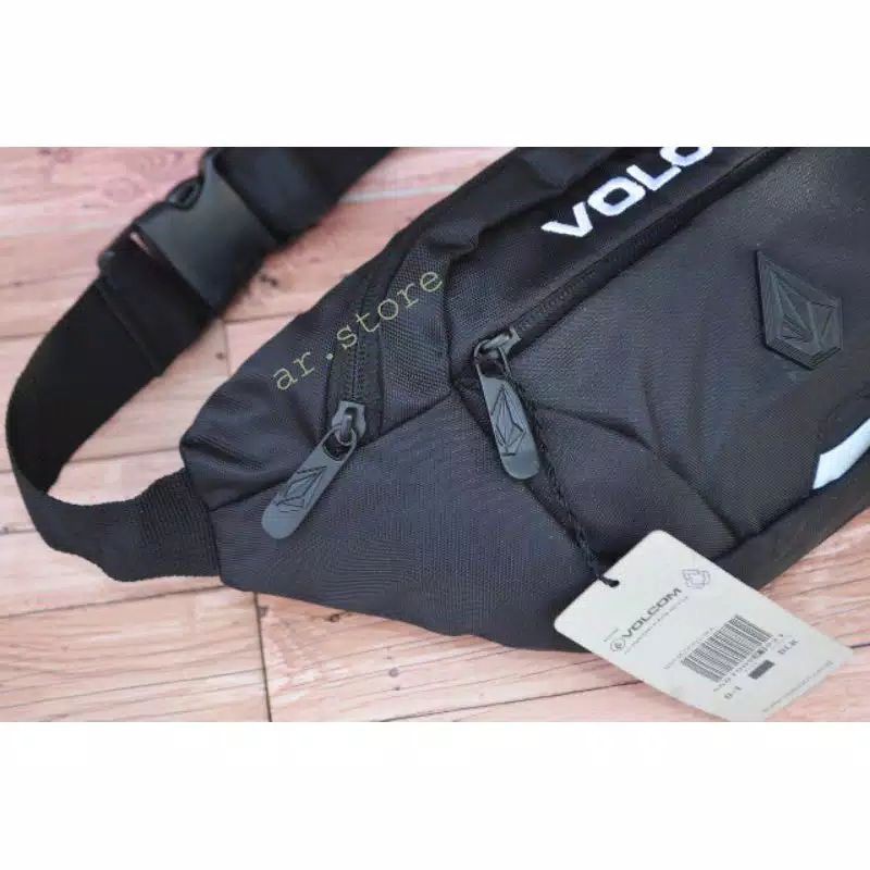 TAS VOLCOM WAISTBAG VOLCOM TAS SELEMPANG VOLCOM PREMIUM LOGO BESI