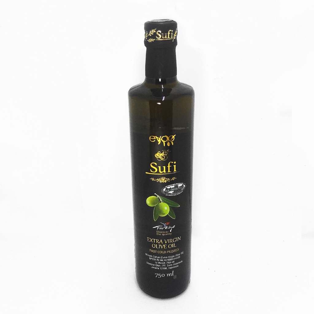 Minyak Zaitun Sufi Extra Virgin Olive Oil SUFI Kemasan750 ml Original
