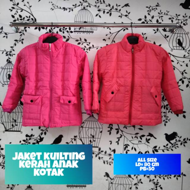 Jaket Quilting kerah ANAK CEWEK-COWOK