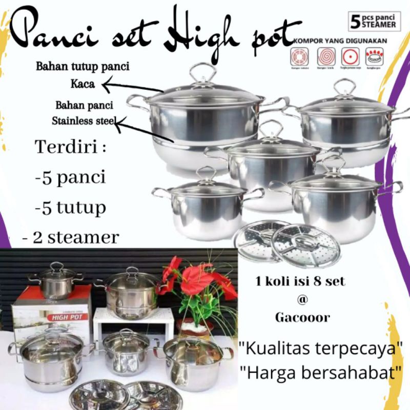 PANCI SET HIGH POT