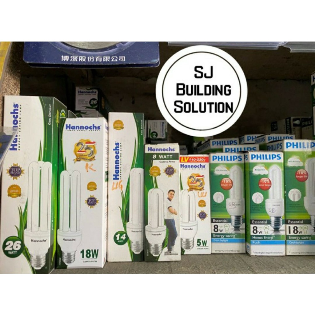 LAMPU PHILIPS 8W 18W 23W WATT ESSENTIAL SITRANG LAMPU HEMAT ENERGY