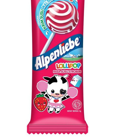 

Alpenliebe Lollipop Strawberry (10.5 g x 24 pcs)