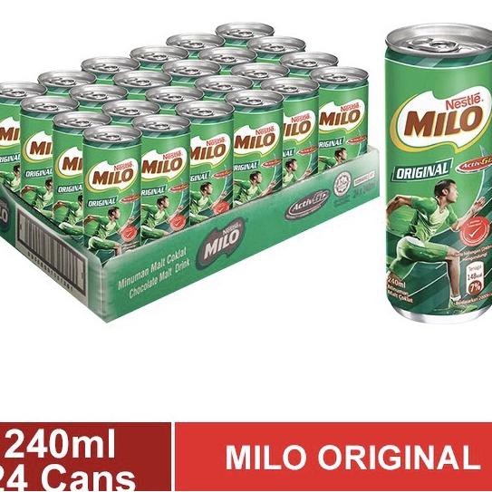 

[[BISA COD]] Nestle milo kaleng original 24x240ml TERPERCAYA Kode 419