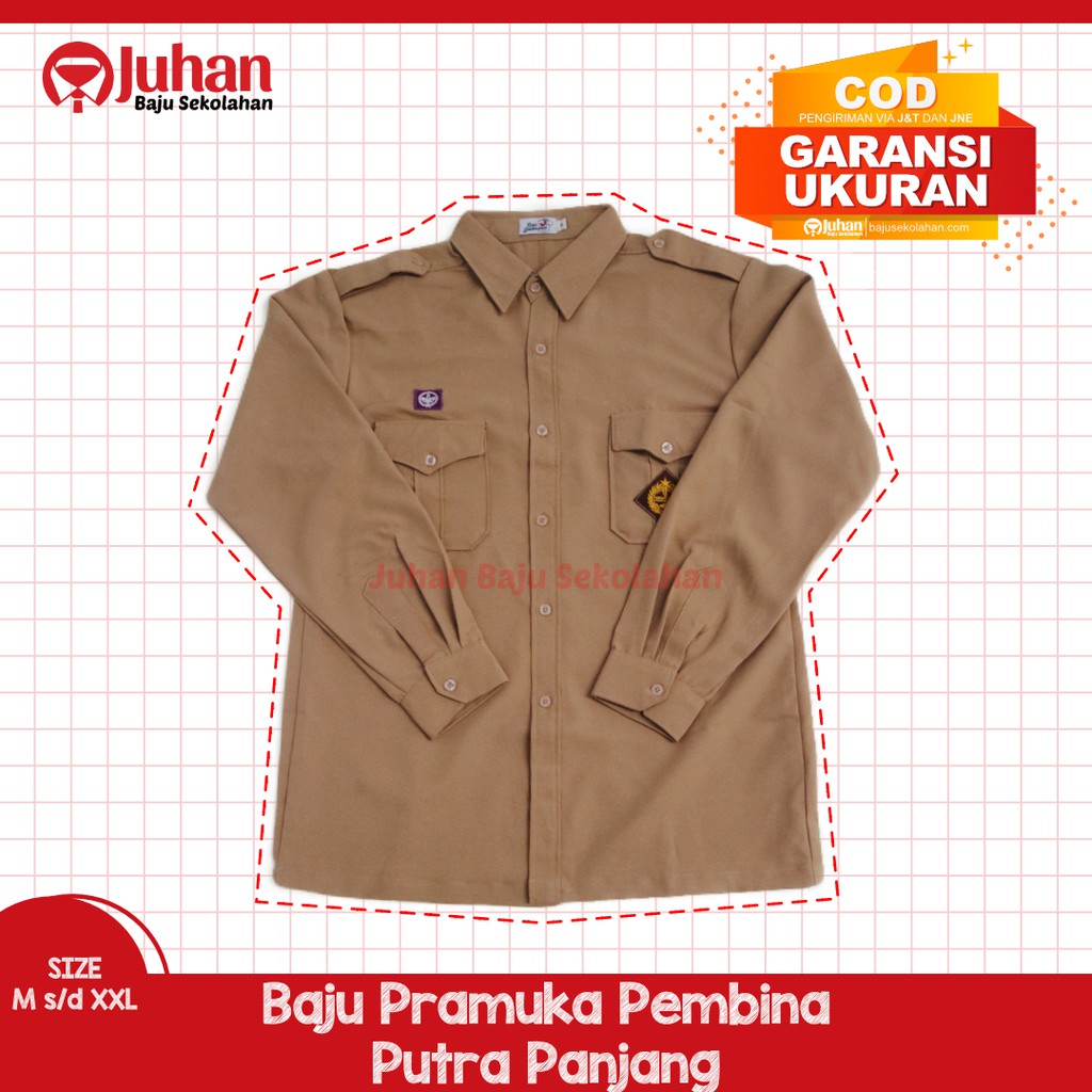 Terbaik Seragam Pembina Pramuka Seragam Pramuka Putra Baju Pramuka Penegak Baju Pramuka Panjang Shopee Indonesia