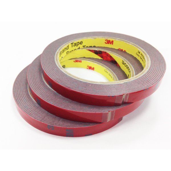 Double Tape 3M lebar 10mm Perekat Lem Aksesoris Mobil