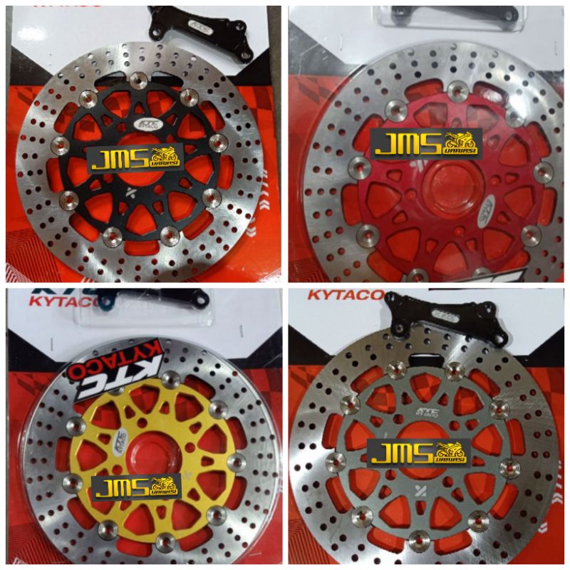 piringan cakram disc brake lebar 260mm +breket full cnc beat fi beat deluxe genio Vario 125/150 Scoopy