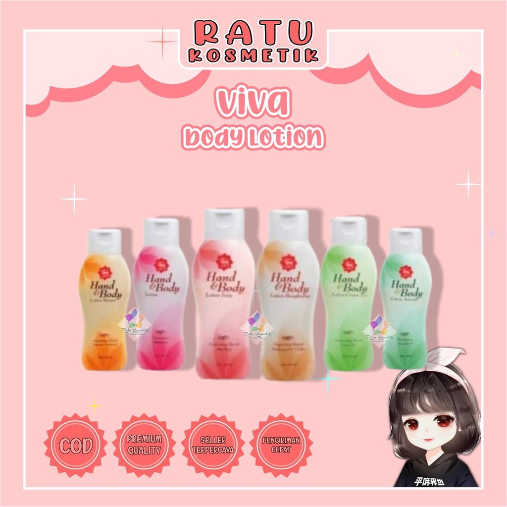 ❤ RATU ❤ Viva Hand &amp; Body Lotion 100ml (✔️BPOM)