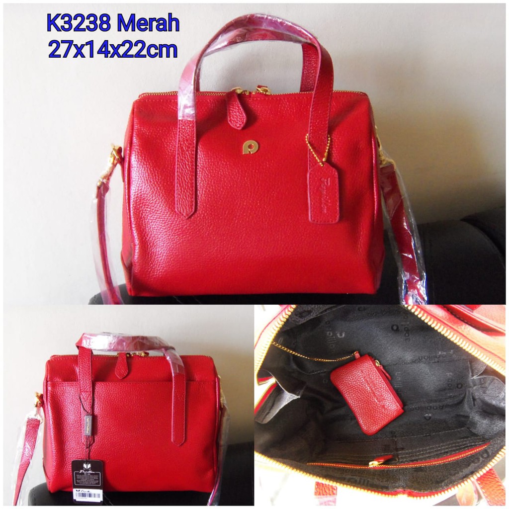 Tas Kulit Papillon Original K3238 Merah