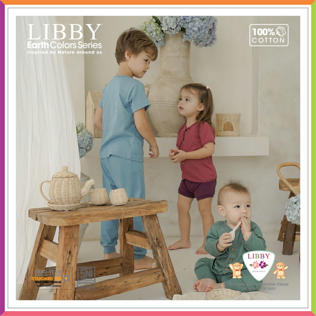 ❤ Fashionbabies ❤ [ TERBARU ] LIBBY COMFY SET SERIES 2 | SETELAN KANCING PANJANG