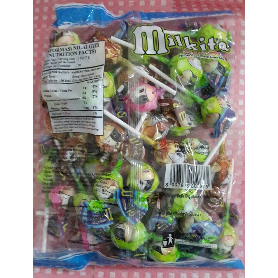 

Permen Milkita Sapi Lolipop isi 50pcs HHR1594