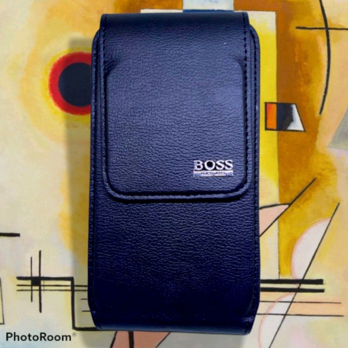 Sleeve Dompet Sarung Hp 6,5 Inch Magnet, Tas Pinggang Pria Cover Case Hp