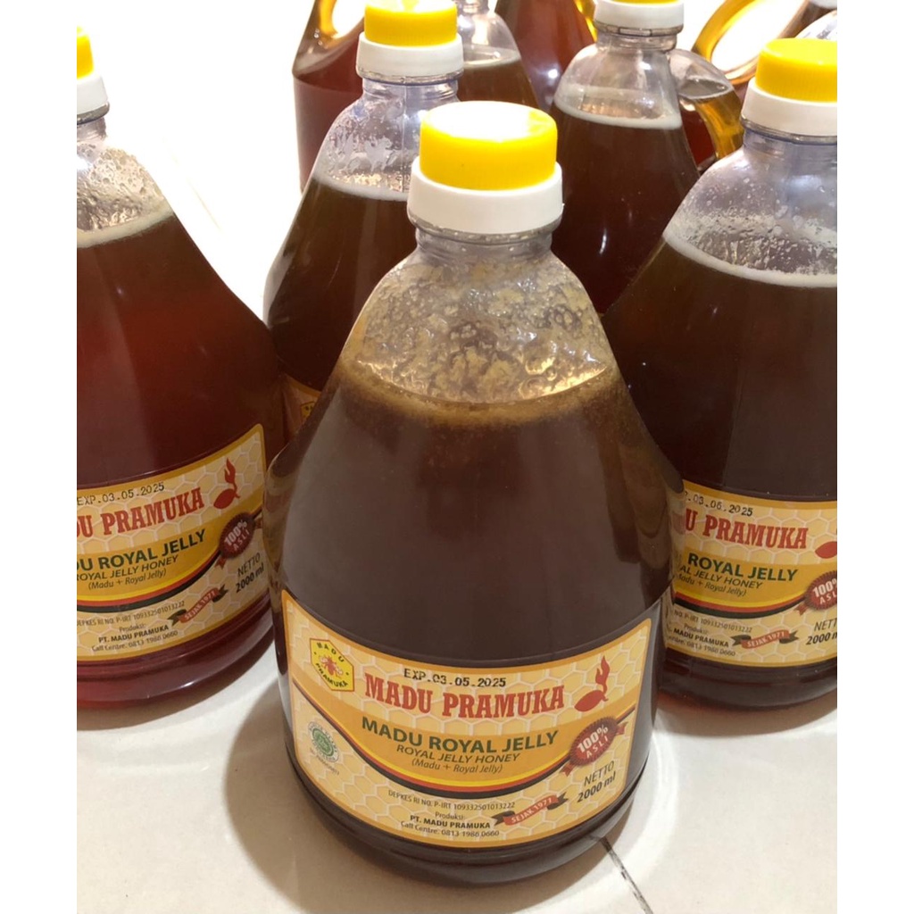 

PROMO MADU PRAMUKA ASLI ROYAL JELLY 2 LITER HONEY ROYAL JELLY 2000 ML