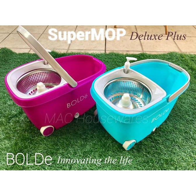 BOLDe Super Mop Deluxe+ Alat Pel Original BOLDe (ada 2 kain pel) ALAT PEL