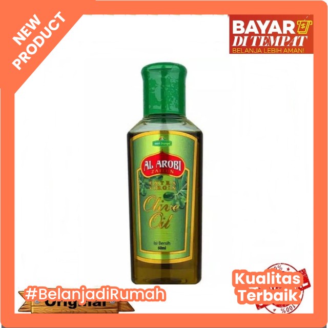 ♛TERPERCAYA☪ Minyak Zaitun Asli Al Arobbi Zaitun Extra Virgin 60 ml