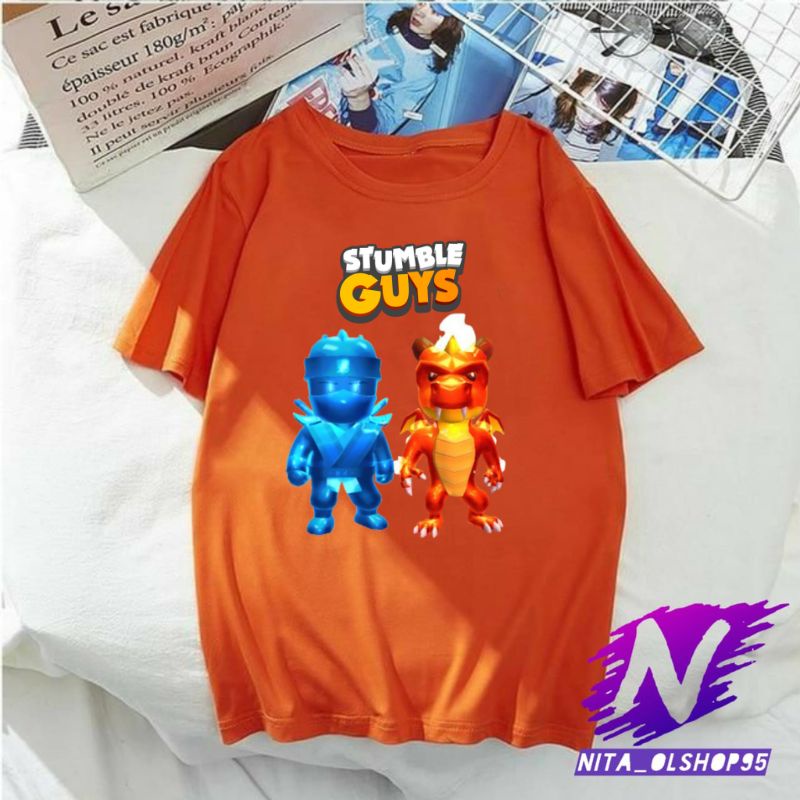 kaos stumble guys ninja dragon baju anak stumble guys spesial