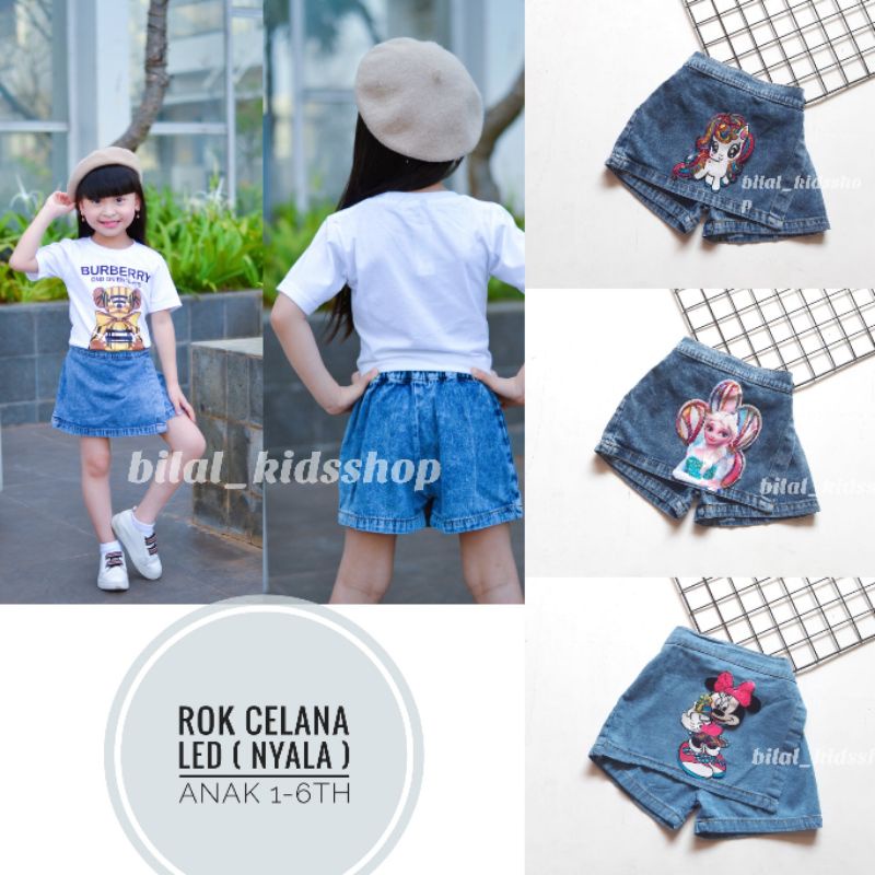 ROK CELANA JEANS ANAK/ ROK JEANS ANAK/ ROCELA