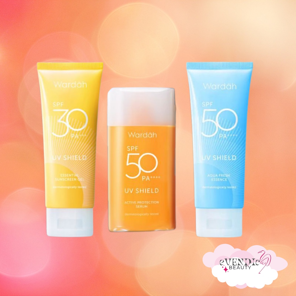 WARDAH UV Shield Light Matte Sun Stick SPF50 PA+ | Aqua Fresh Essence SPF 50 | Uv Shield Essential Sunscreen Gel SPF 30 ORIGINAL