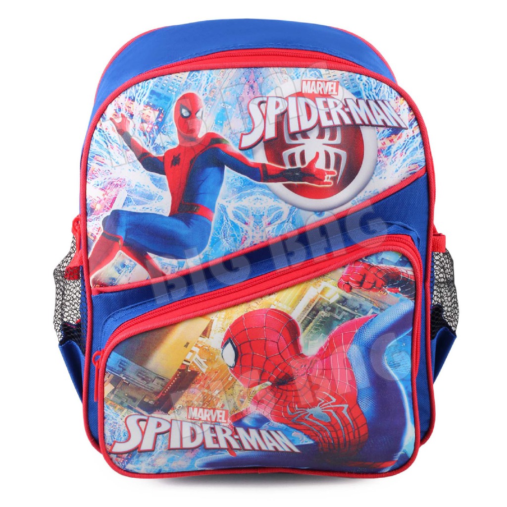 PTS - Ransel Sekolah Anak Cowo / Laki Laki Ransel Sekolah Anak Murah - BATMAN/TOBOT/SPIDERMAN  SLASH + FREE Botol Minum