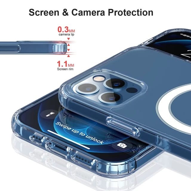 IPHONE 14 PRO MAX 14 PLUS 13 PRO MAX 13 MINI 12 PRO MAX 12 MINI OFFICIAL CLEAR CASE WITH MAGSAFE