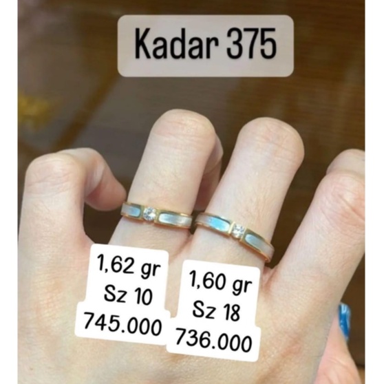 CINCIN EMAS KADAR 375