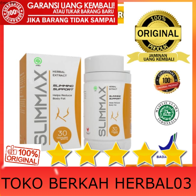 100% ASLI NEW SLIMMAX OBAT PELANGSING BADAN DIET ASLI SLIMMAX ORIGINAL
