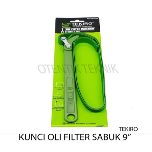 Jual TEKIRO OIL FILTER WRENCH BELT 9 INCH KUNCI OLI FILTER SABUK 9