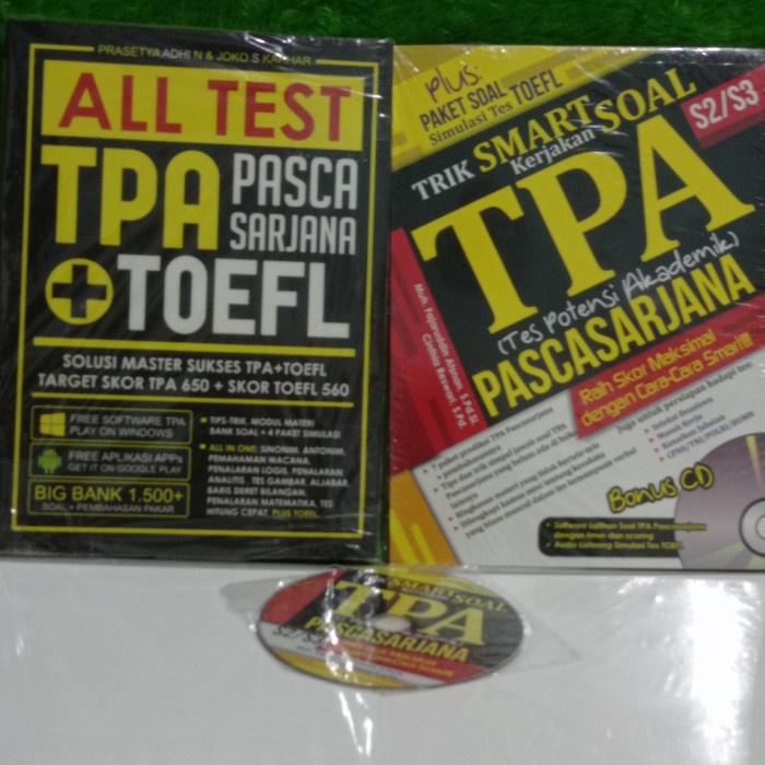 

✨COD✨ BUKU ALL TEST TPA PASCASARJANA-CPNS/ FULL TRIK SMART/ORIGINAL-OBRAL - BUKU SMART TPA