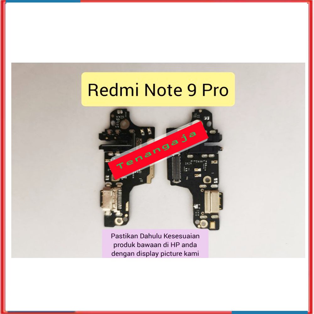 Konektor Cas Redmi Note 9 Pro Xiaomi Connector Charging