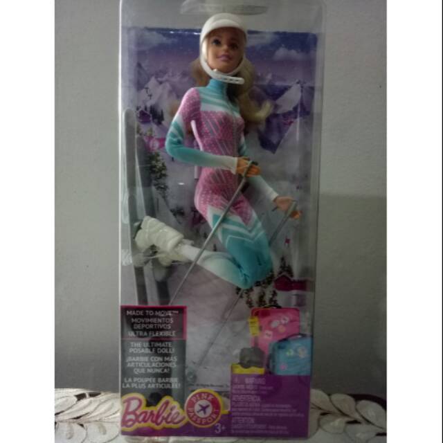 barbie made to move skier